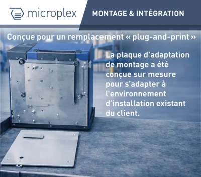 Montage et intégration - Plaque de montage