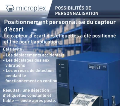 Positionnement personnalisé du capteur d'écart
