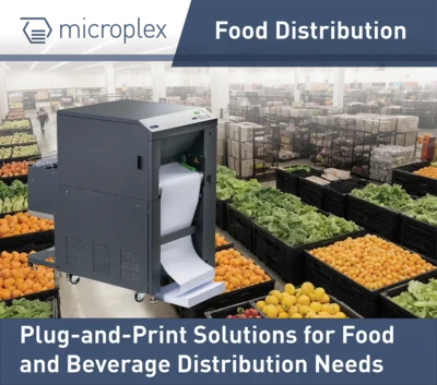 Plug-and-Print for food and beverage distribution needs