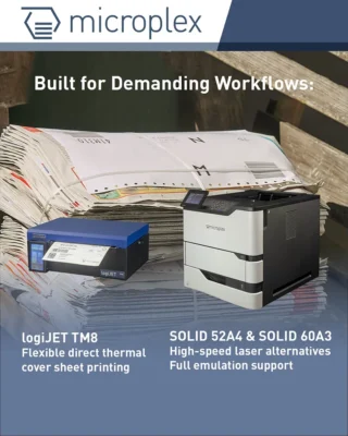 Build for demanding Workflows - logiJET TM8, SOLID 52A4 and SOLID 60A3