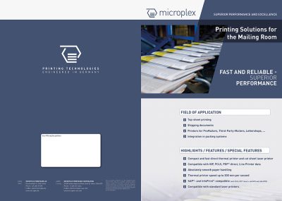 Flyer Mailroom front page